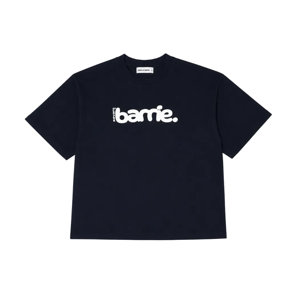NAVY BARRIE TEE