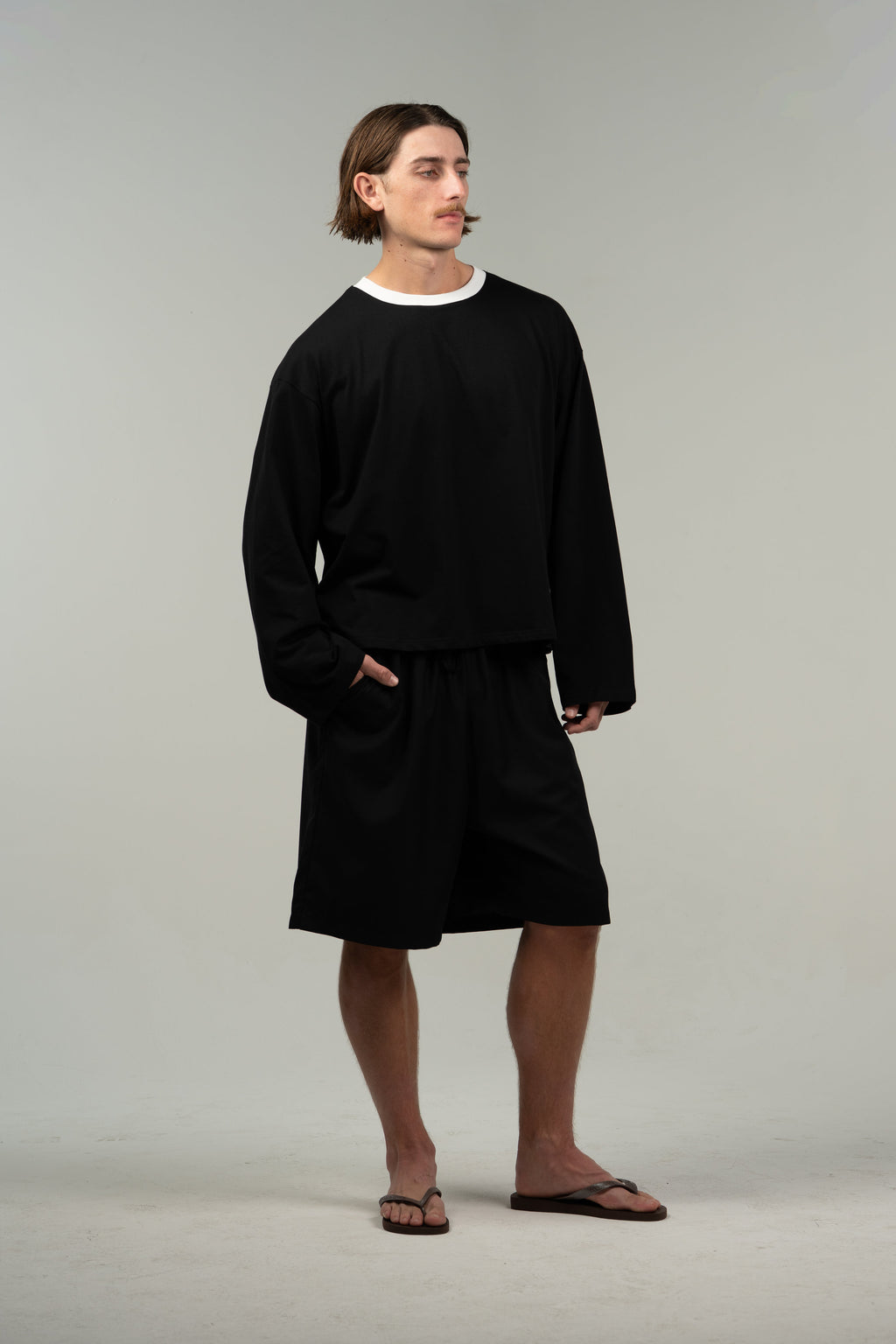 BARRIE TWO TONE LONG SLEEVE