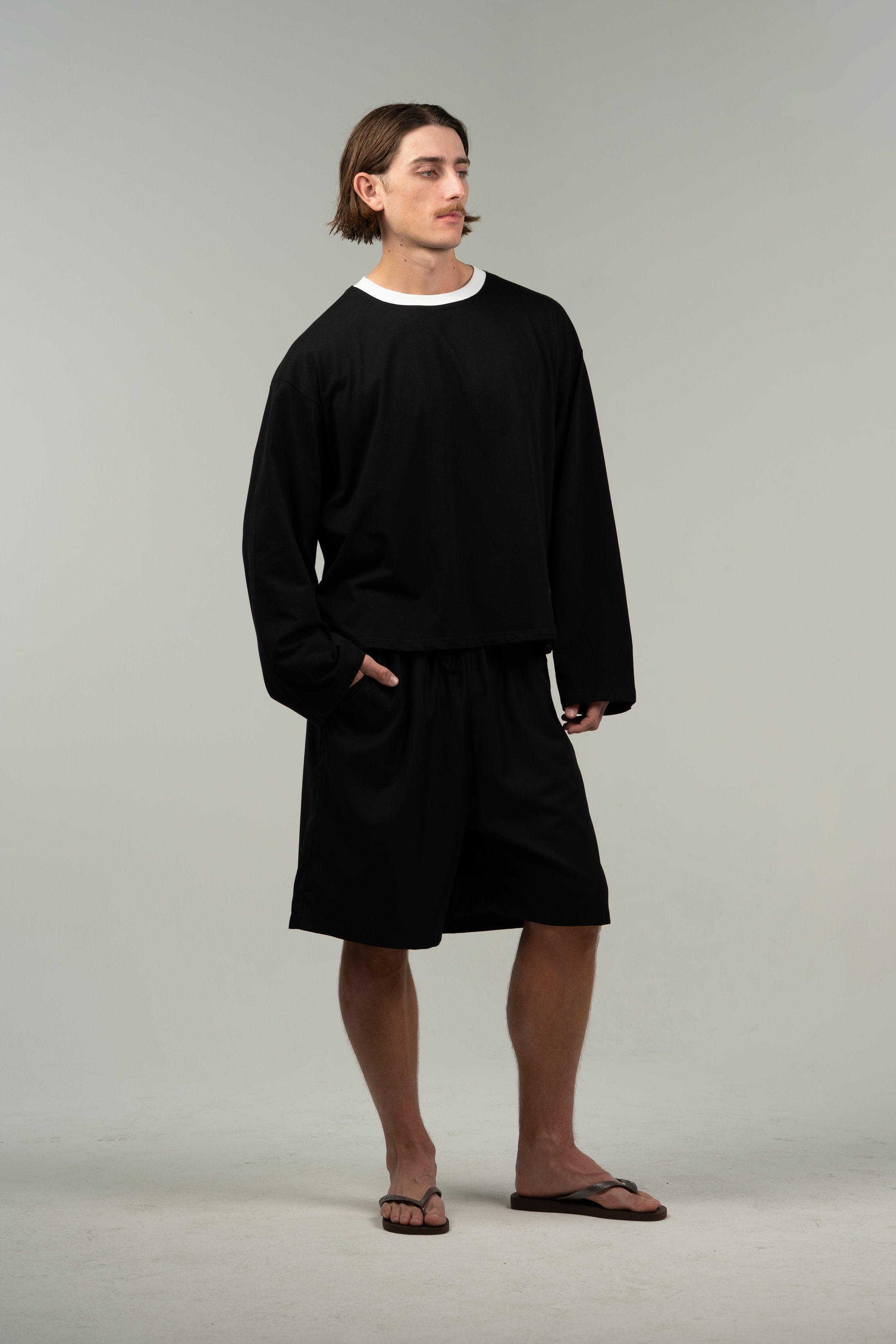 BARRIE TWO TONE LONG SLEEVE