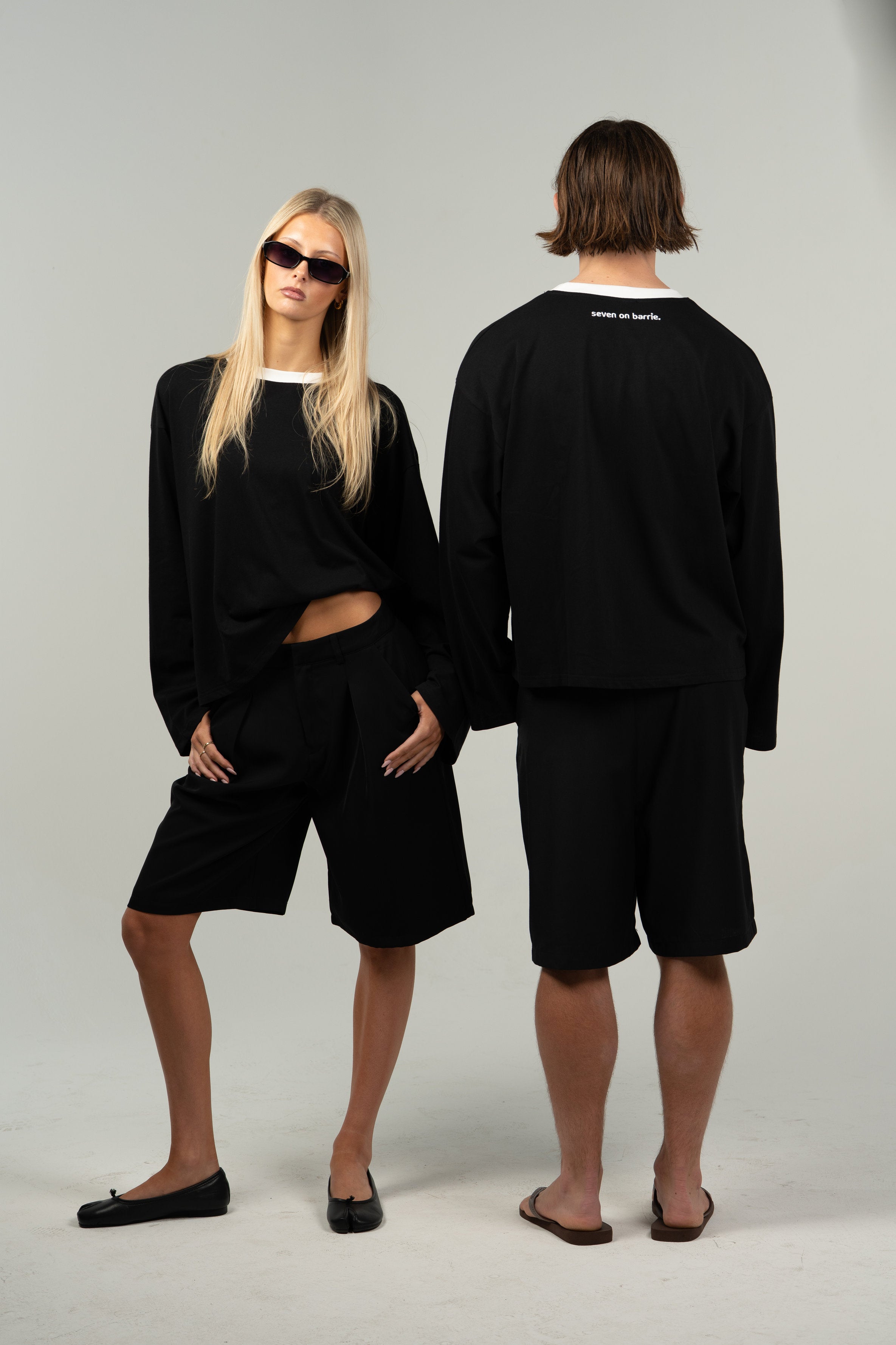 BARRIE TWO TONE LONG SLEEVE