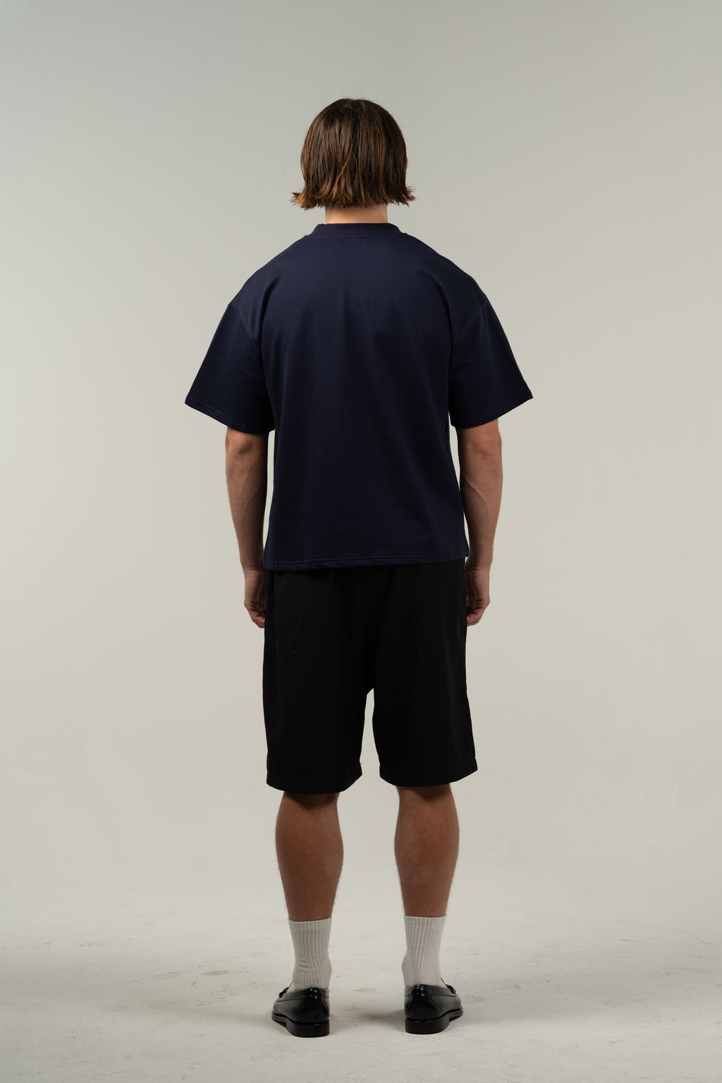 NAVY BARRIE TEE