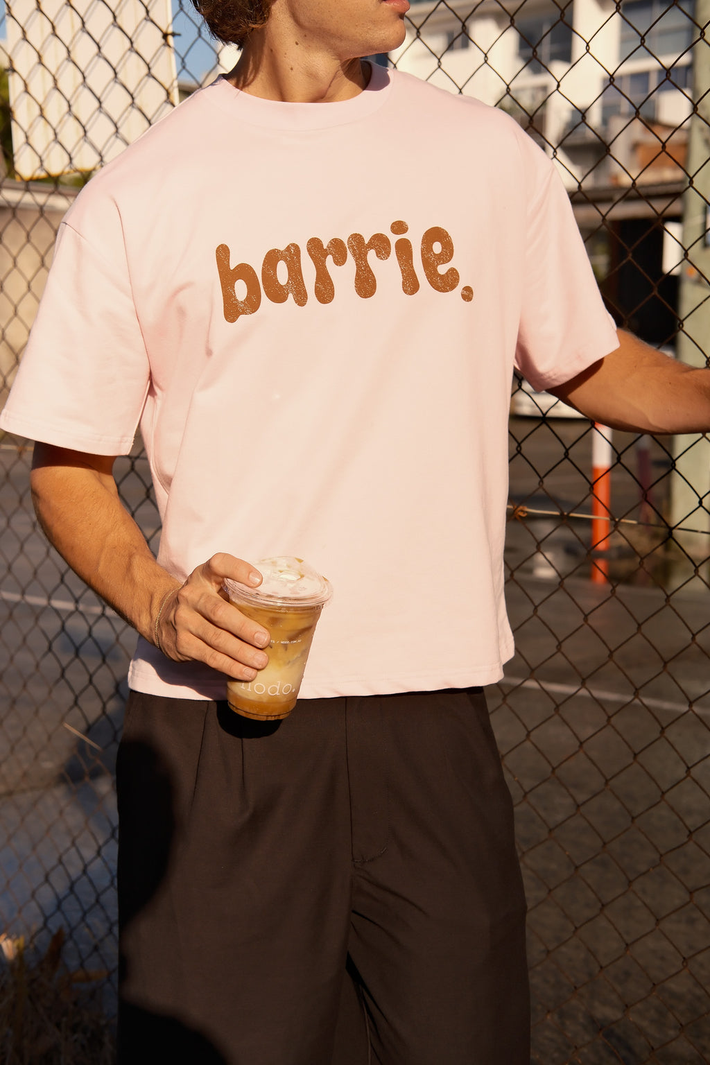 PINK BARRIE TEE