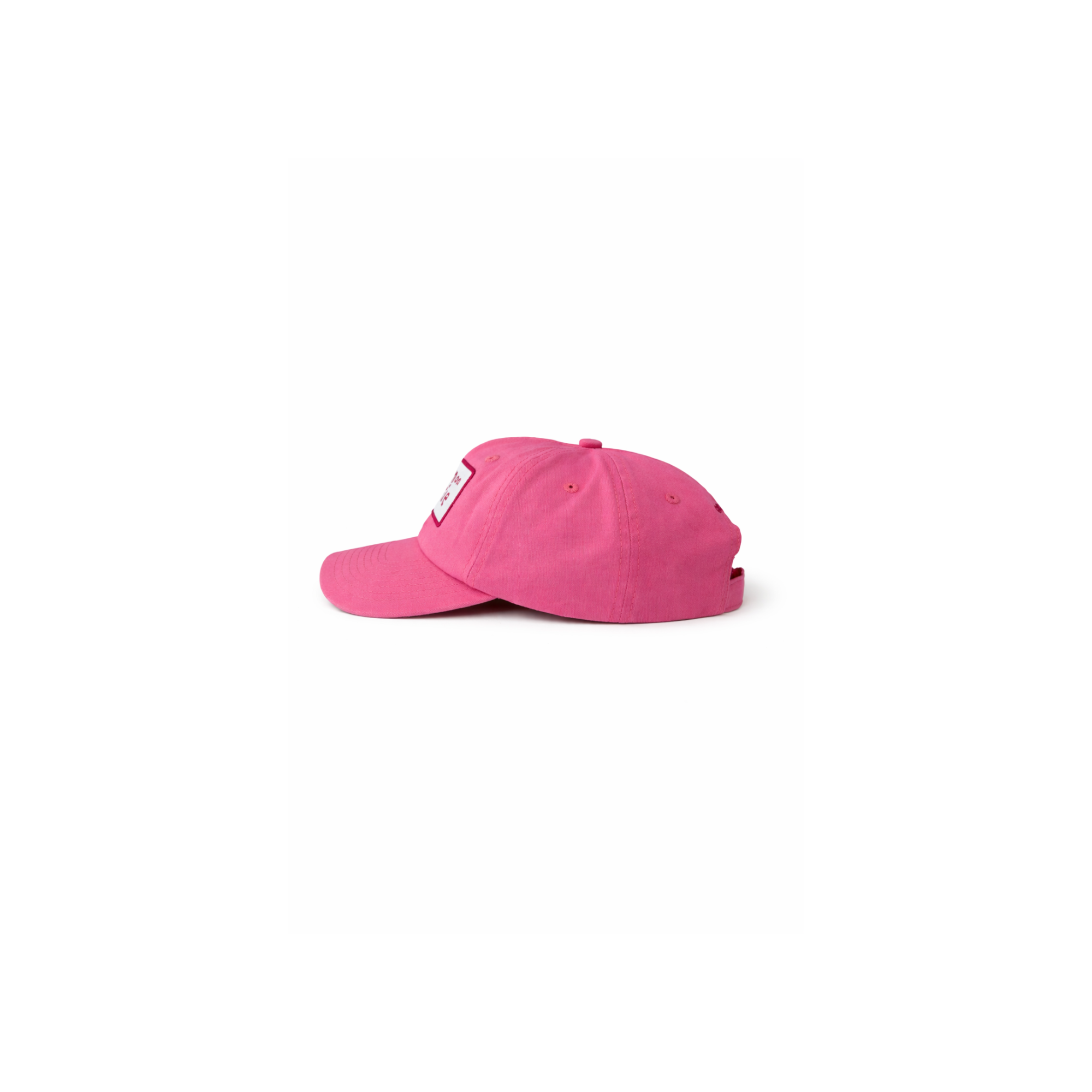 PINK SIX PANEL CAP